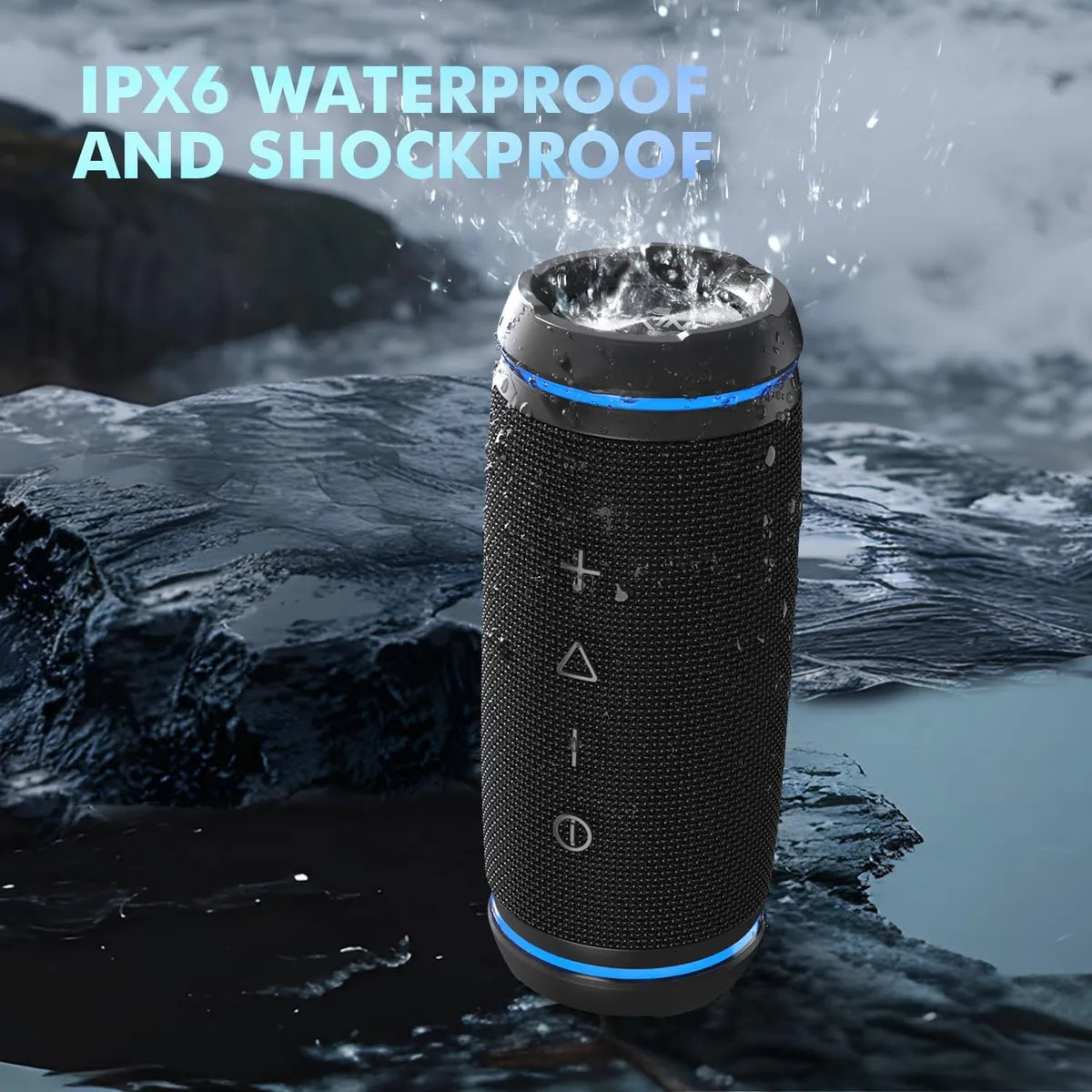 Altavoces Portátiles 36 W Bluetooth Ipx6 Sonido 360 30 Horas Negro