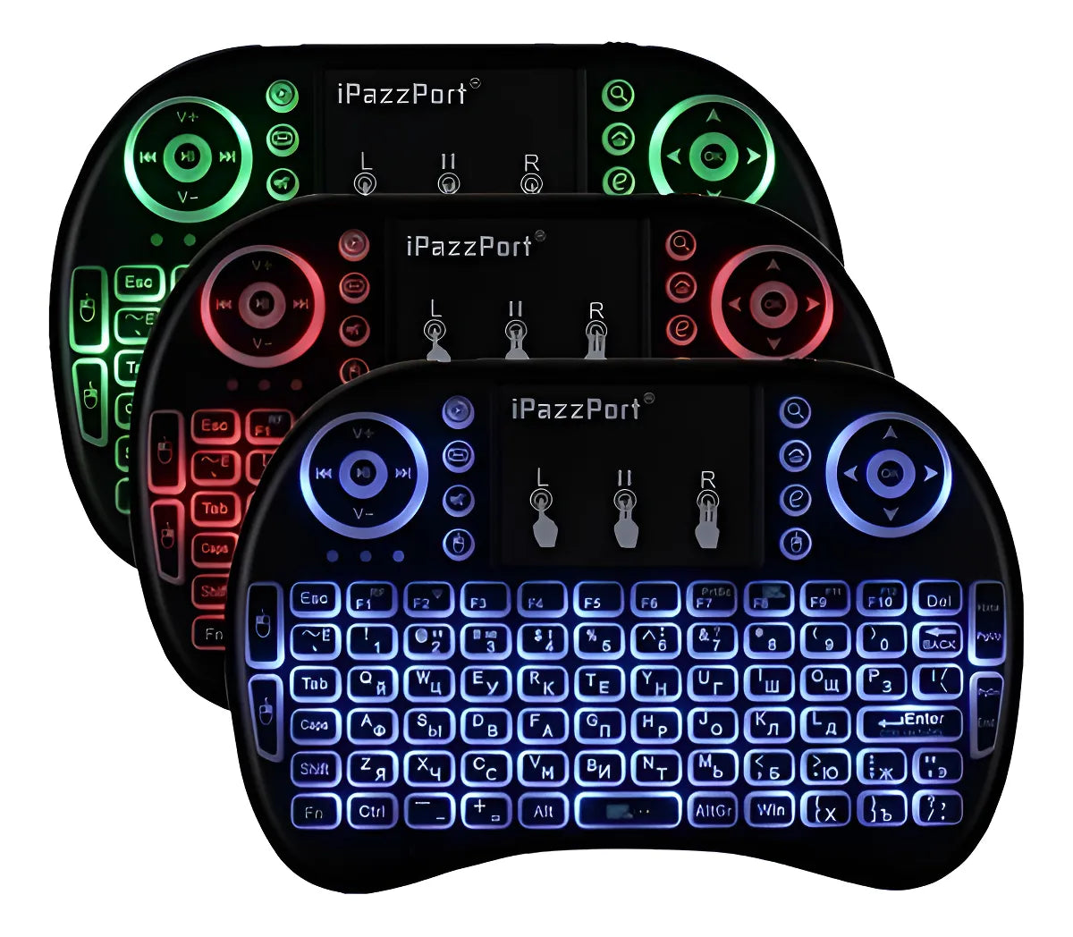 Mini teclado de control Wifi con panel táctil LED