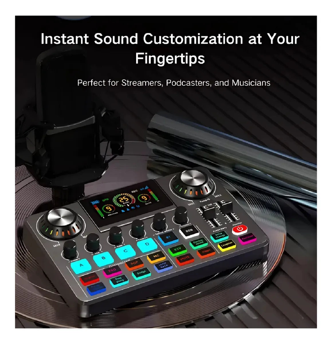 Mezclador Tarjeta De Sonido Profesional Usb Bluetooth F668