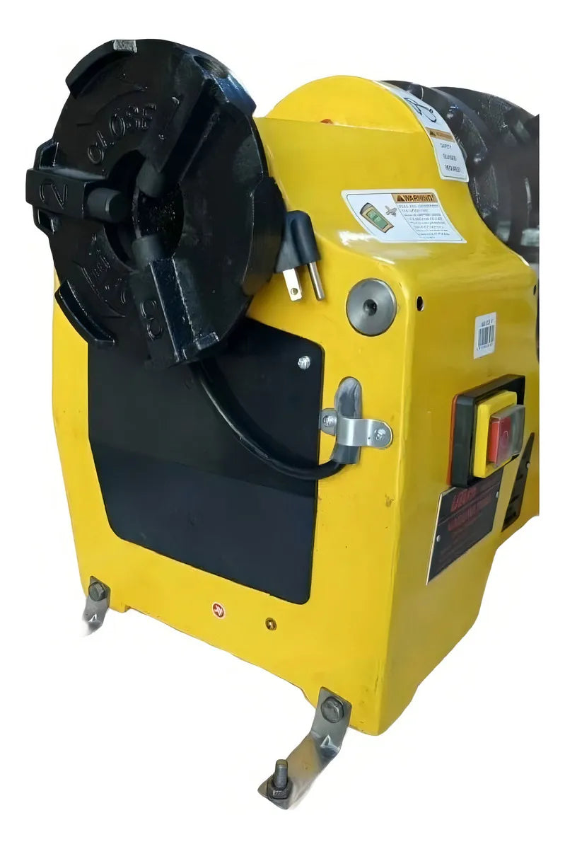 Roscadora De Tuberias De 1/2 A 2 Pulgadas Uyustools Color Amarillo Frecuencia 60hz