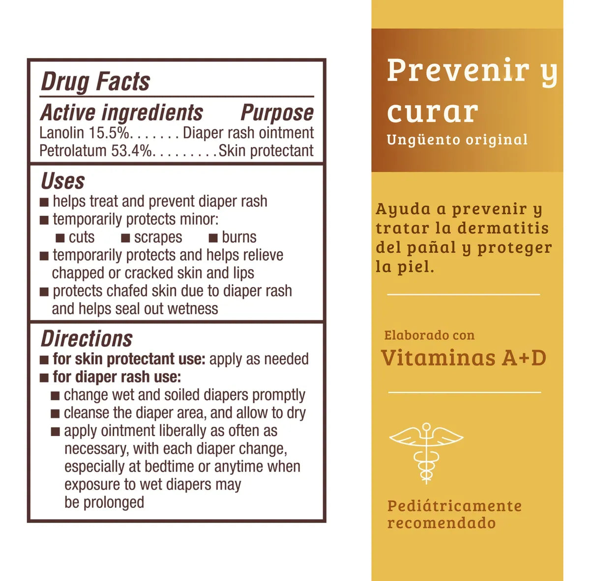 Crema A+d Antipañalitis 4oz