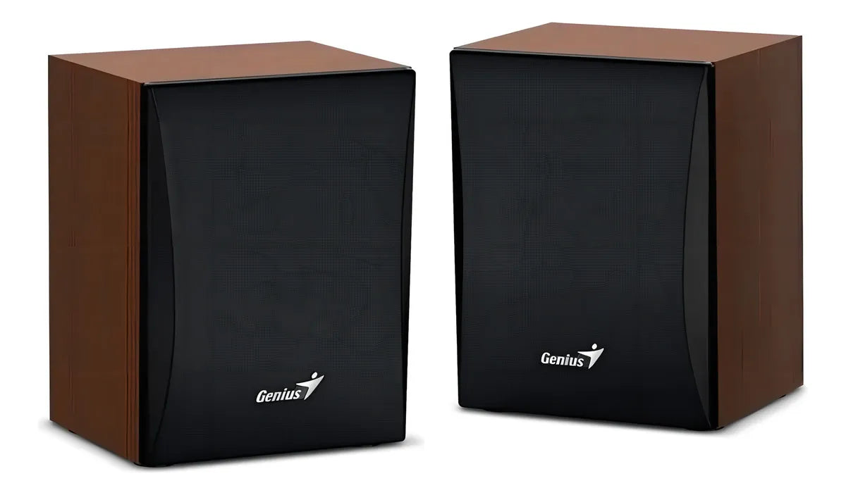 Parlantes Bluetooth Genius Sp- Hf380bt Usb Madera 3w