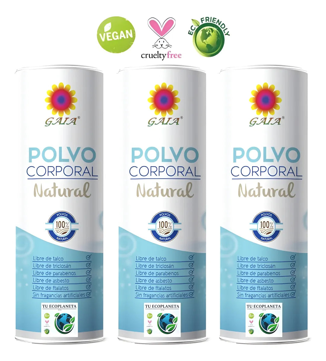 Polvo Natural Antisudor Pies