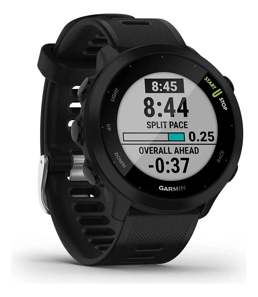 Smartband Garmin Forerunner 55 display de 1.04" con correa de silicona - color black
