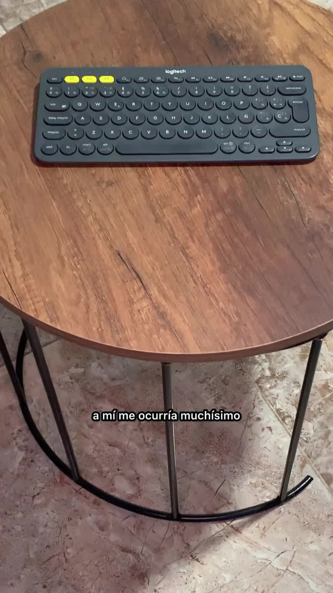 Logitech K380 Teclado Bluetooth Multi-dispositivo - Blanco Color del teclado Off-white Idioma Español