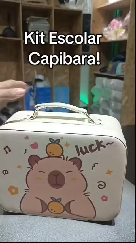 Kit Escolar Oficina Chigüiro Papelería Capibara Regalo Cumpl