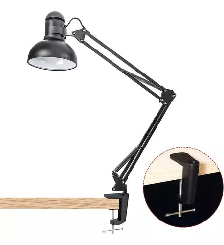 Lampara Para Escritorio Estudio Ajustable Con Brazo Flexible 110V