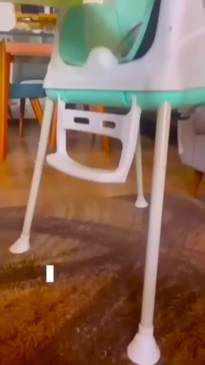 Silla Comedor Bebe 3en1 Happy Baby Zoe Color Verde
