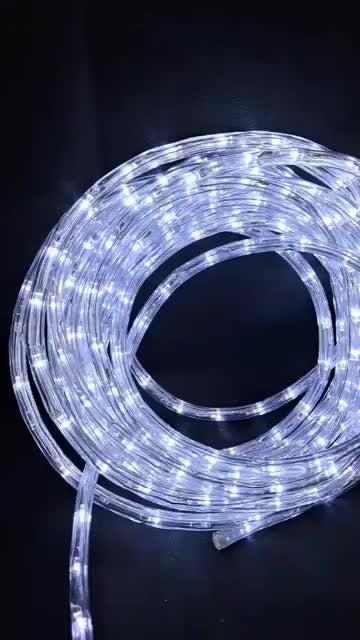 Manguera Led 3 Vias Luces Navideñas 15mt Blanco Hielo