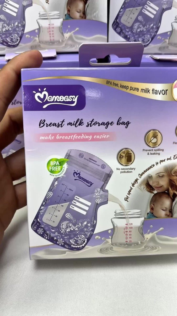 Bolsas Almacenamiento Leche Materna 100 Unidades Momeasy