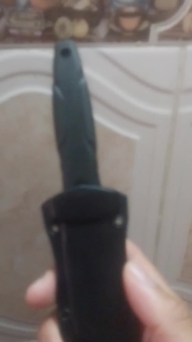 Cuchillo Tactico De Cuello Daga Smith And Weason Hrt Puñal Negro