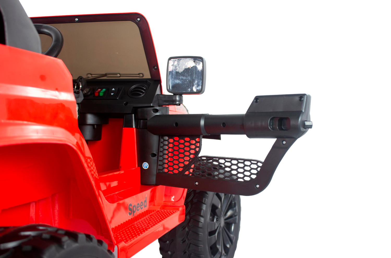 CARRO ELÉCTRICO WRANGLER SPEED RED 12V PRINSEL