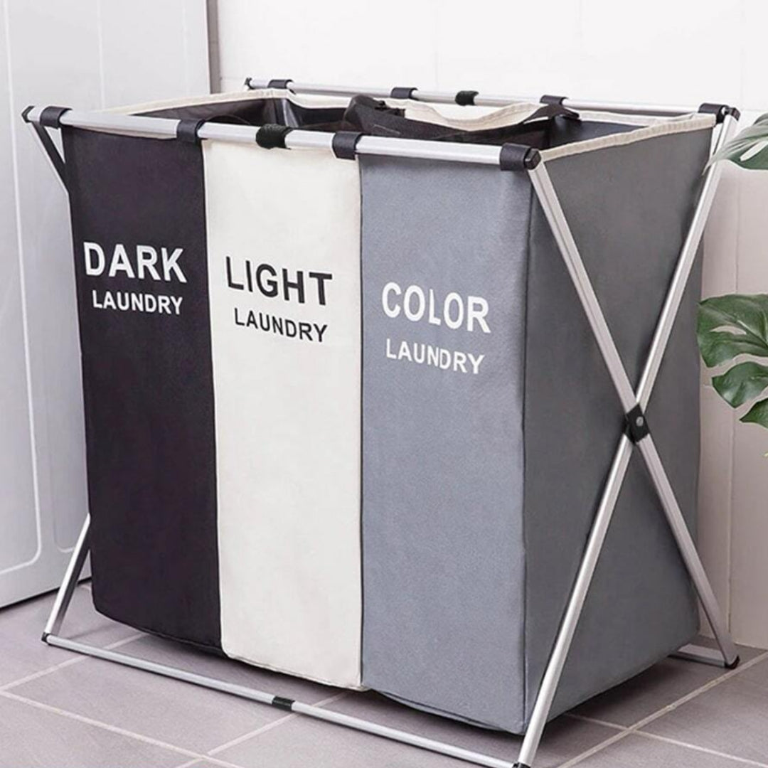 Cesta Para Ropa De Lavandería Con 3 Compartimientos IGS-7