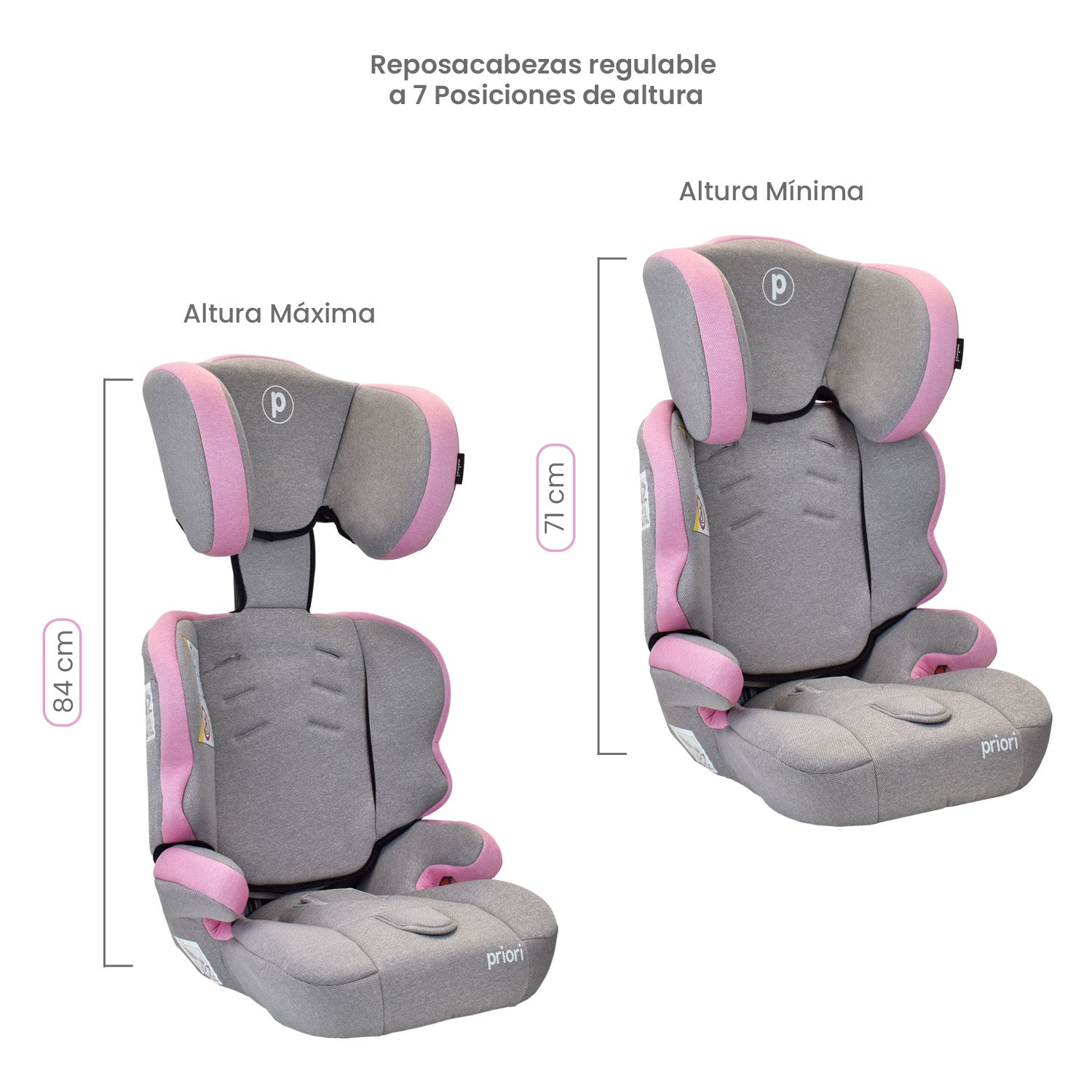 SILLA CARRO BEBÉ THUNDER ROSA PRIORI-