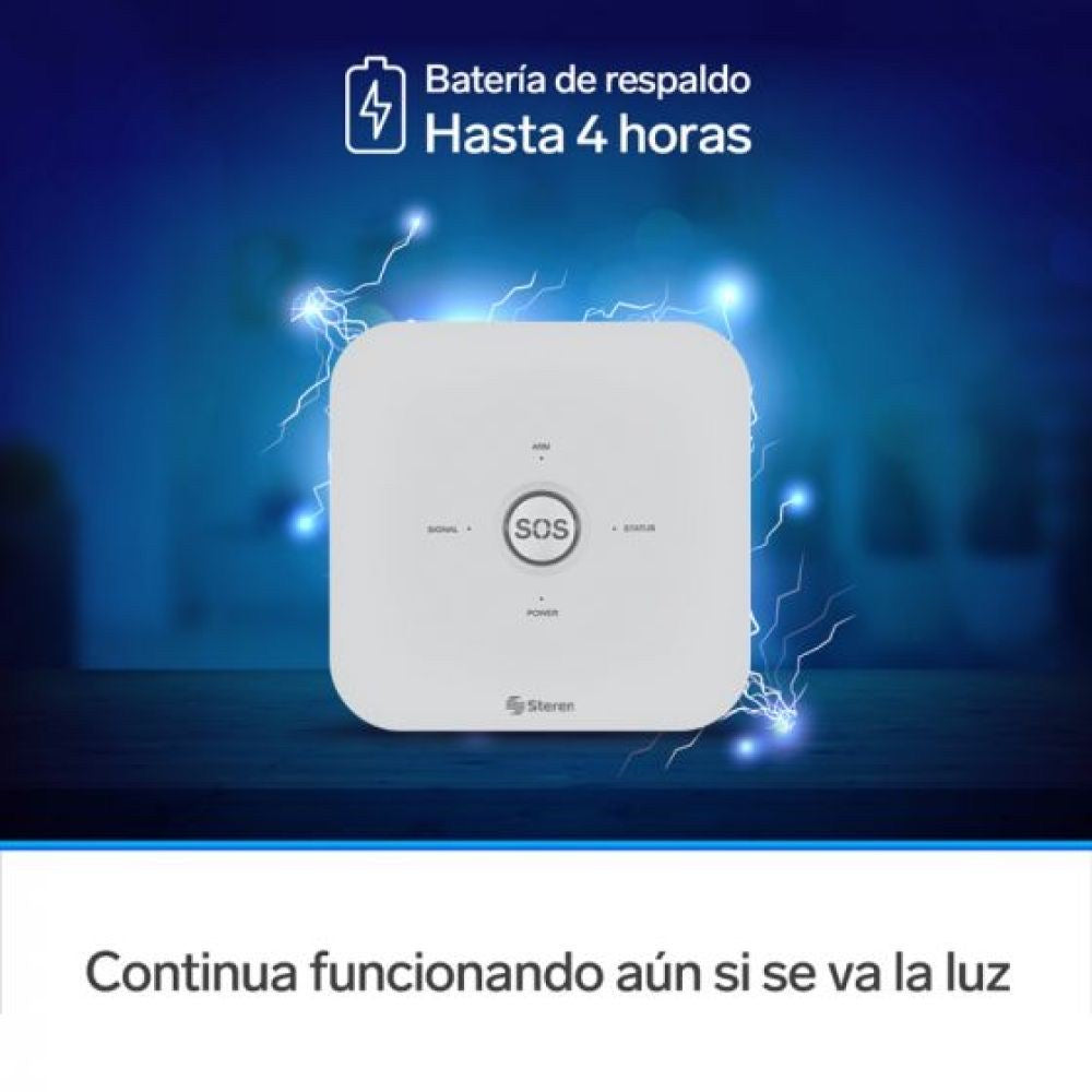 Sistema De Seguridad Wi-Fi 3 Sensores Steren Shome-2000