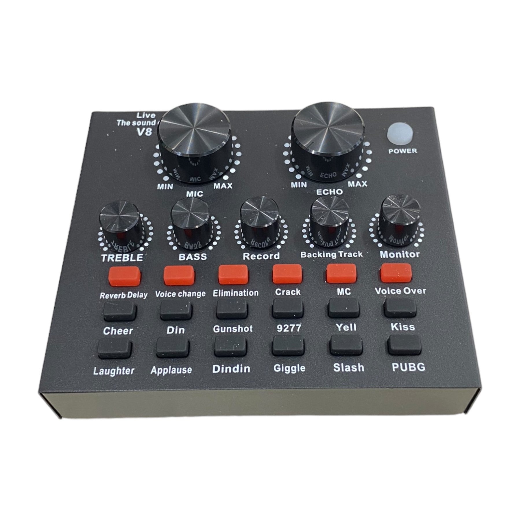 Interfaz De Audio Tarjeta De Sonido Recargable Bluetooth V8