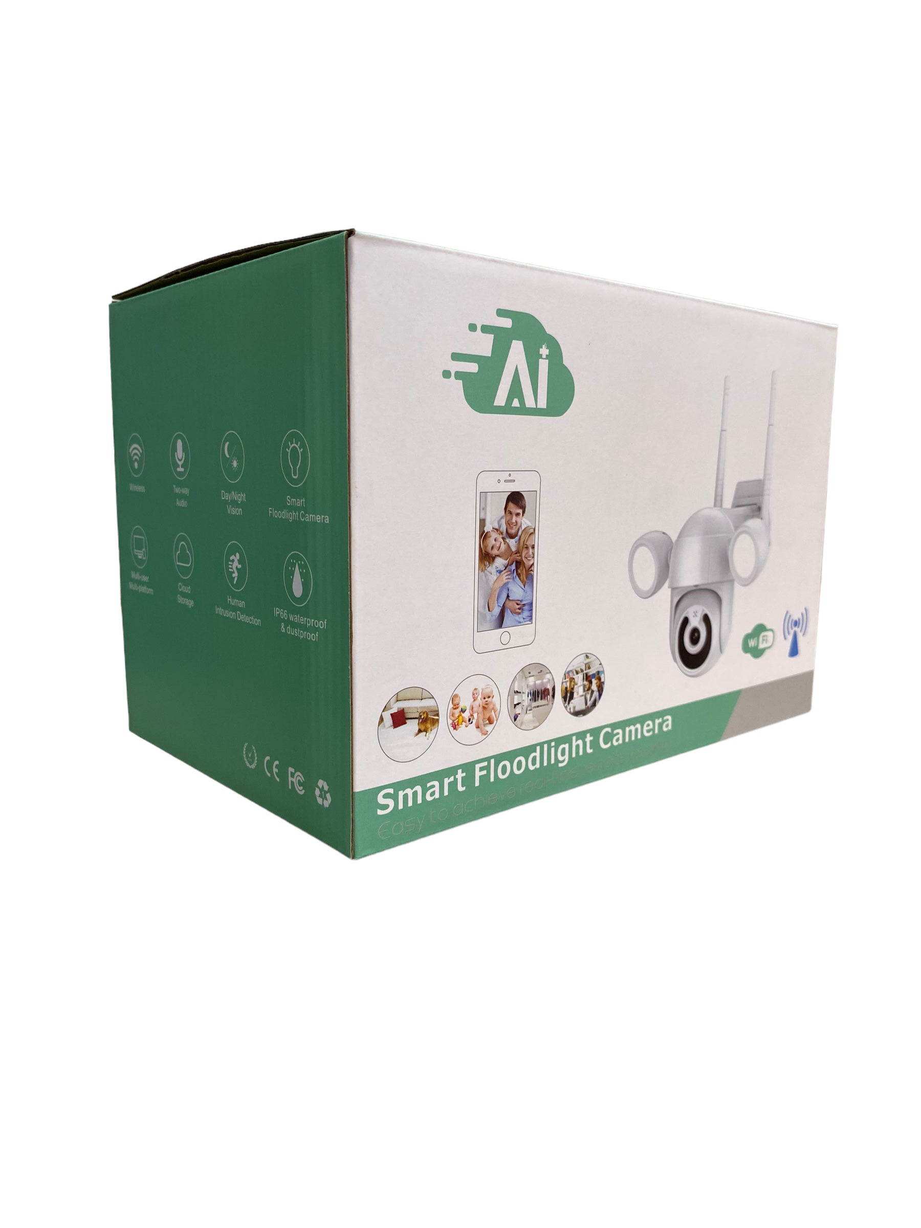 Cámara Wifi Exterior PTZ Iluminación KJB-T18