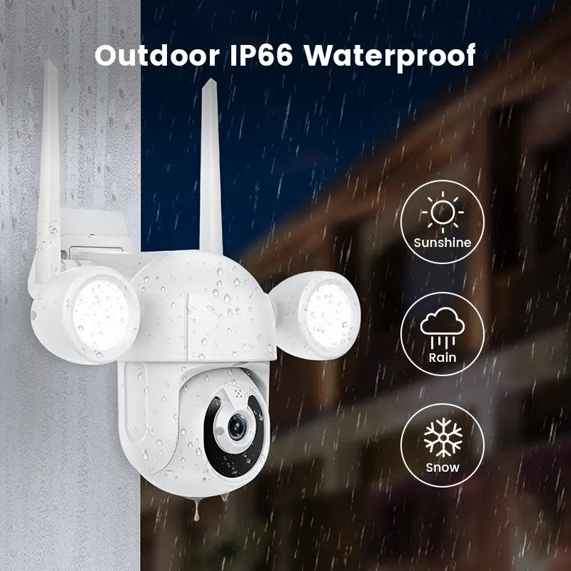 Cámara Wifi Exterior PTZ Iluminación KJB-T18