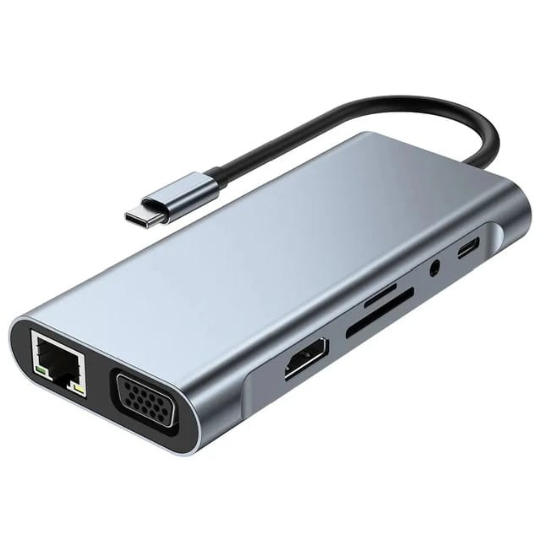 Convertidor OTG, USB HD Con 4 Puertos USB-A LJ-49TP/HDTV11I