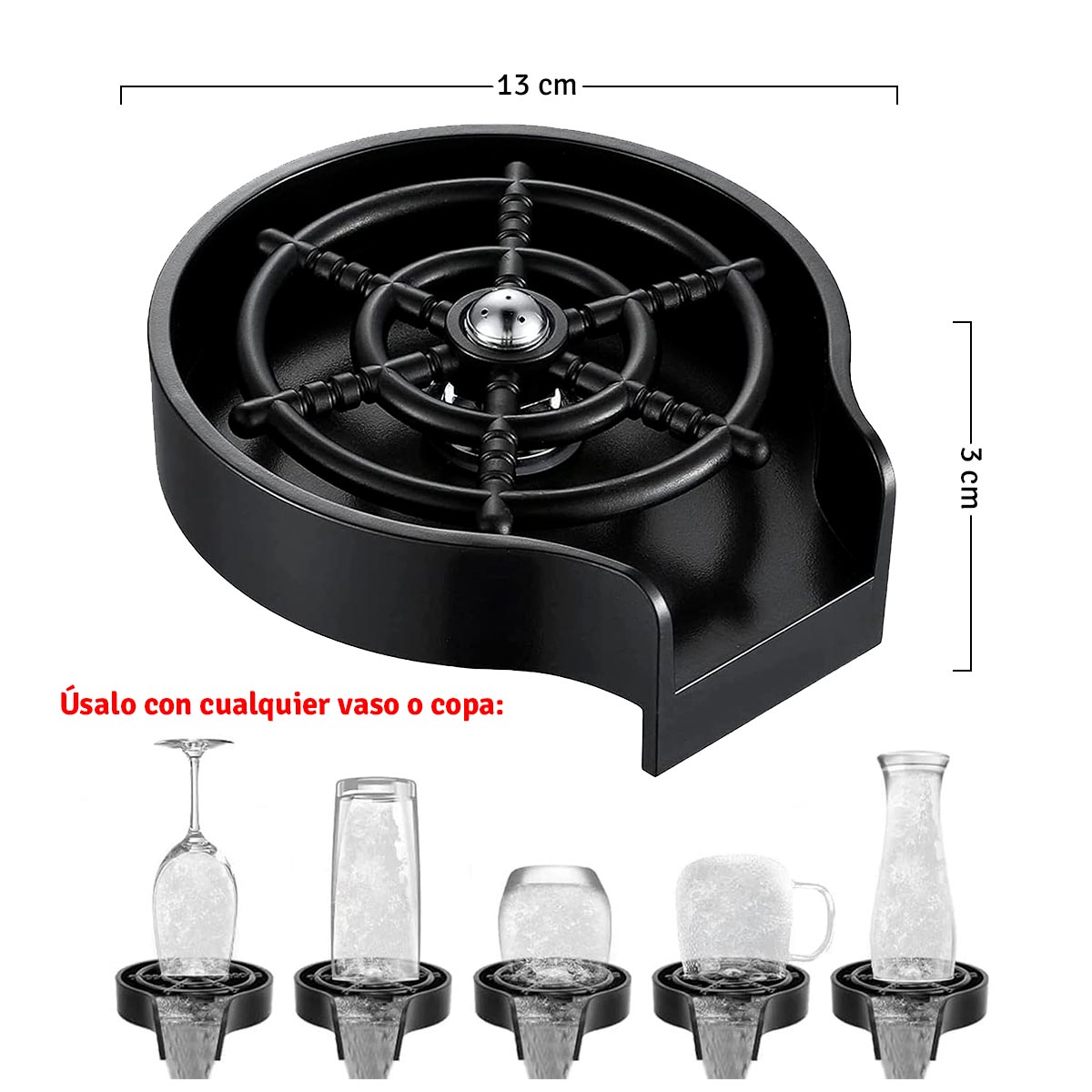 Lavador De Vasos Enjuague Automático A Presión JPVI-21