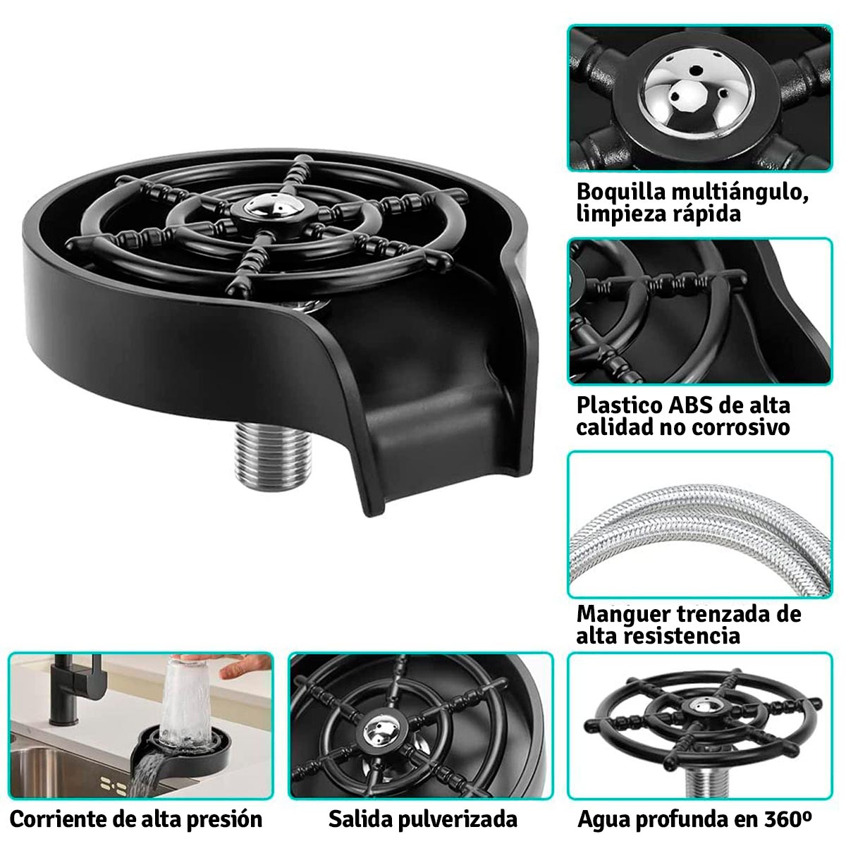 Lavador De Vasos Enjuague Automático A Presión JPVI-21