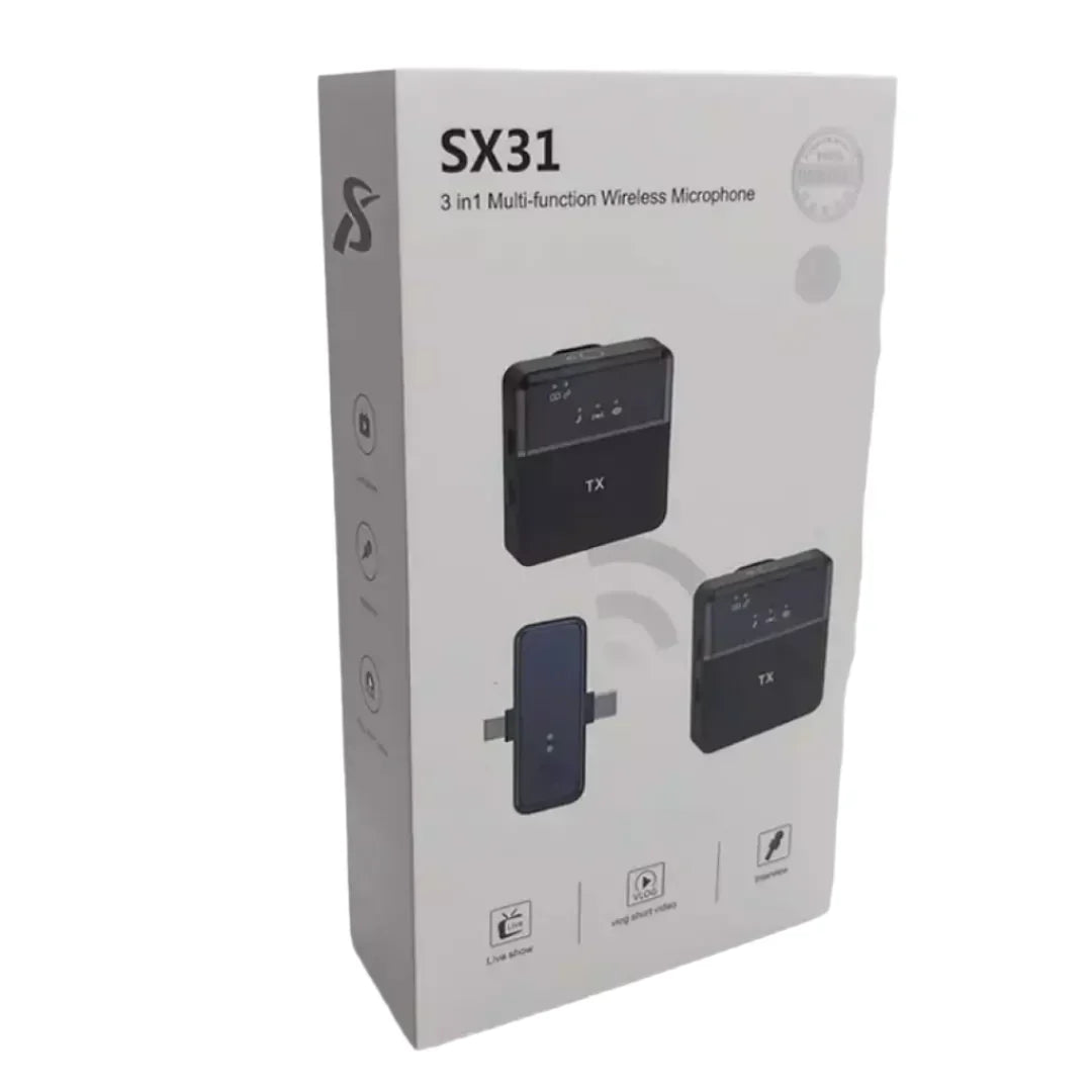 Micrófono De Solapa Inalámbrico SX31