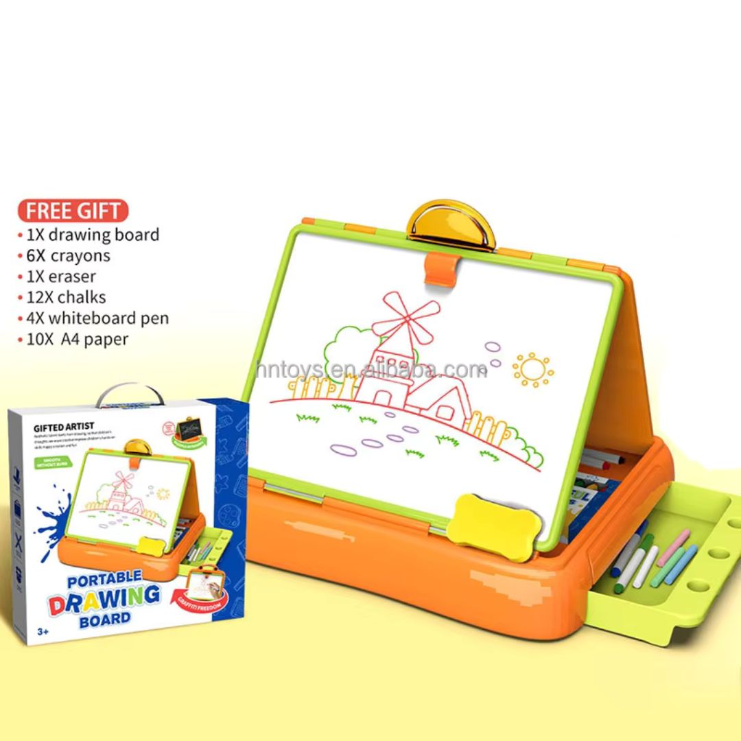 TABLERO INFANTIL 2 EN 1 ¡DIVERSIÓN Y CREATIVIDAD EN UN SOLO LUGAR! 8817 MUNBE