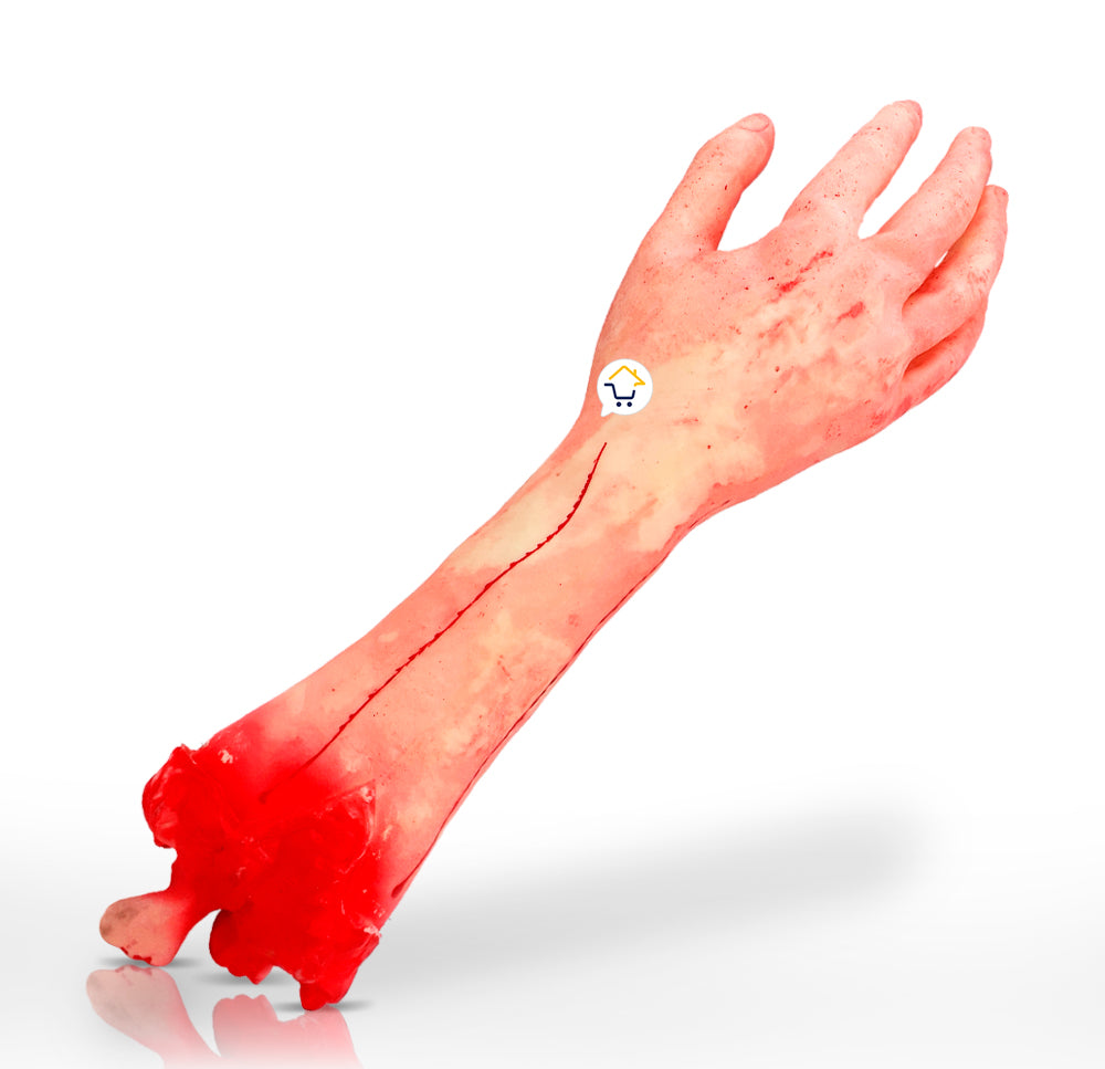 Mano Falsa Realista Sangre Accesorio Disfraz Halloween MA01