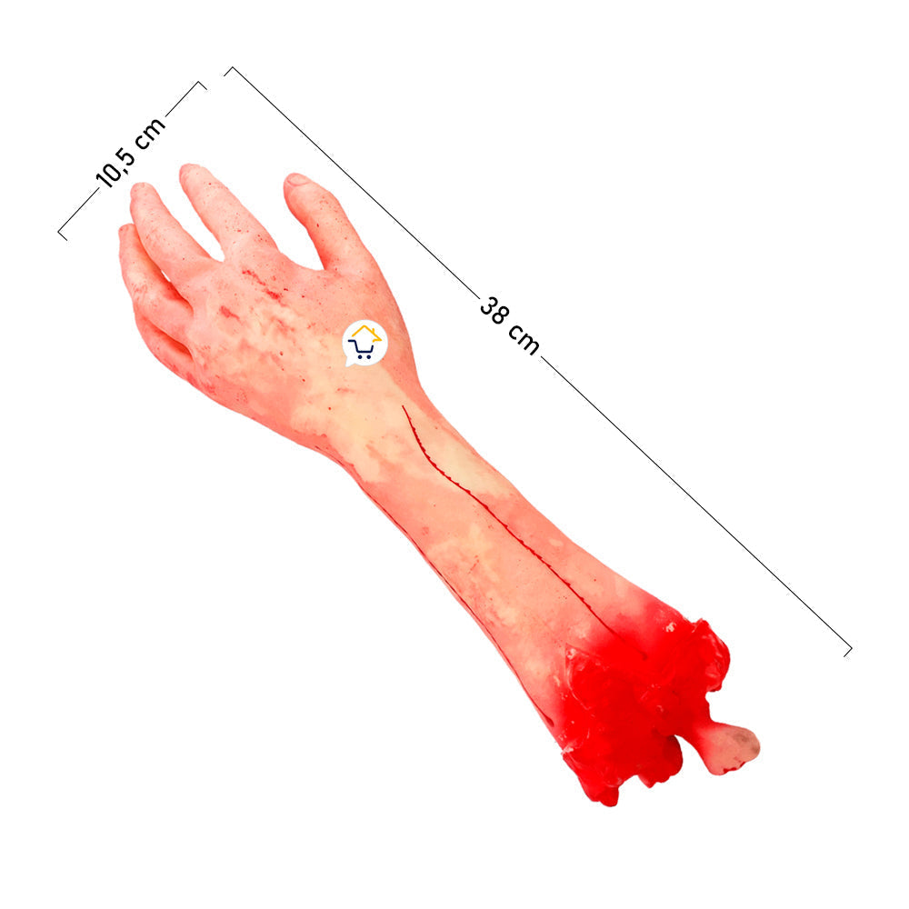 Mano Falsa Realista Sangre Accesorio Disfraz Halloween MA01