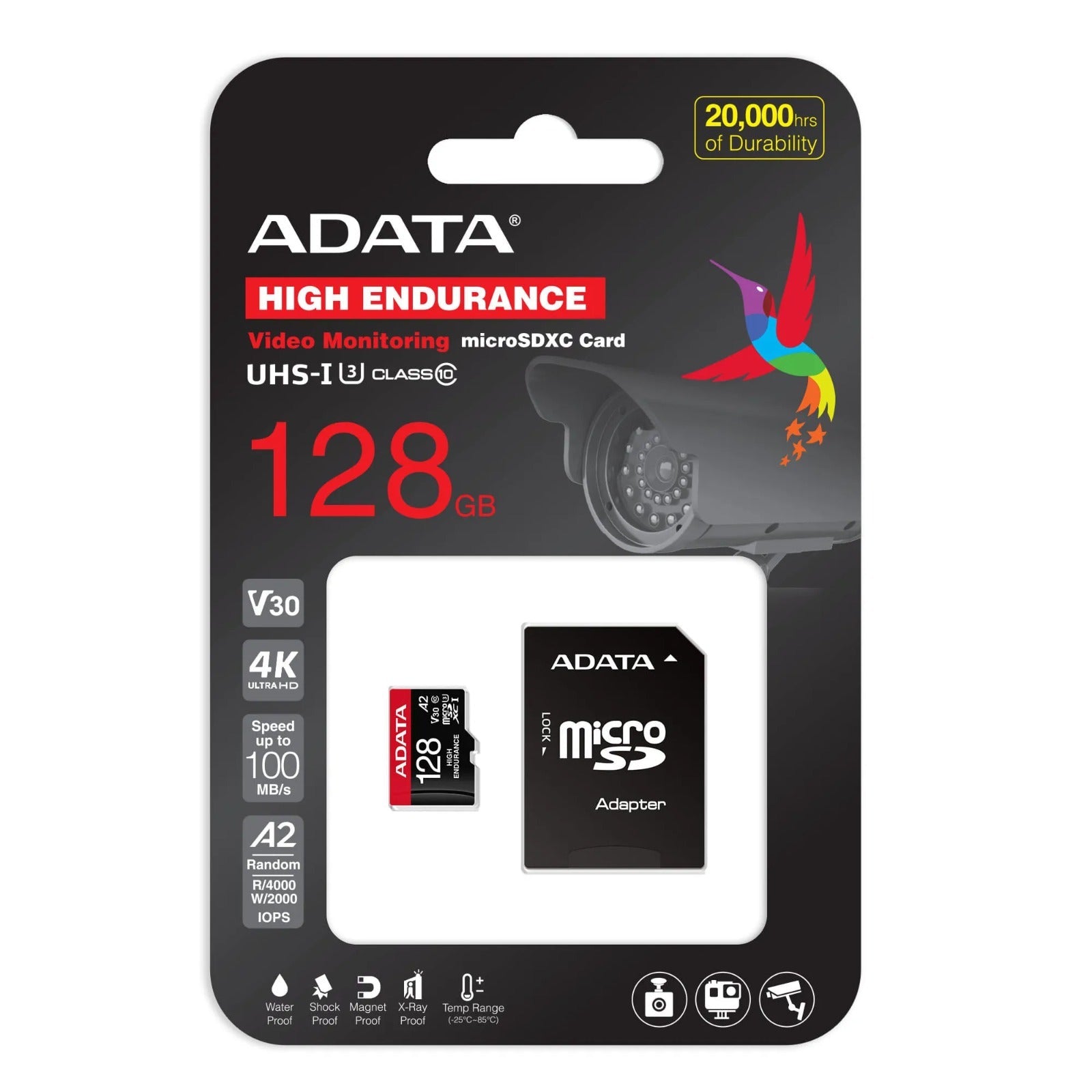 Memoria ADATA MicroSDXC UHS-I V30 4K 128gb