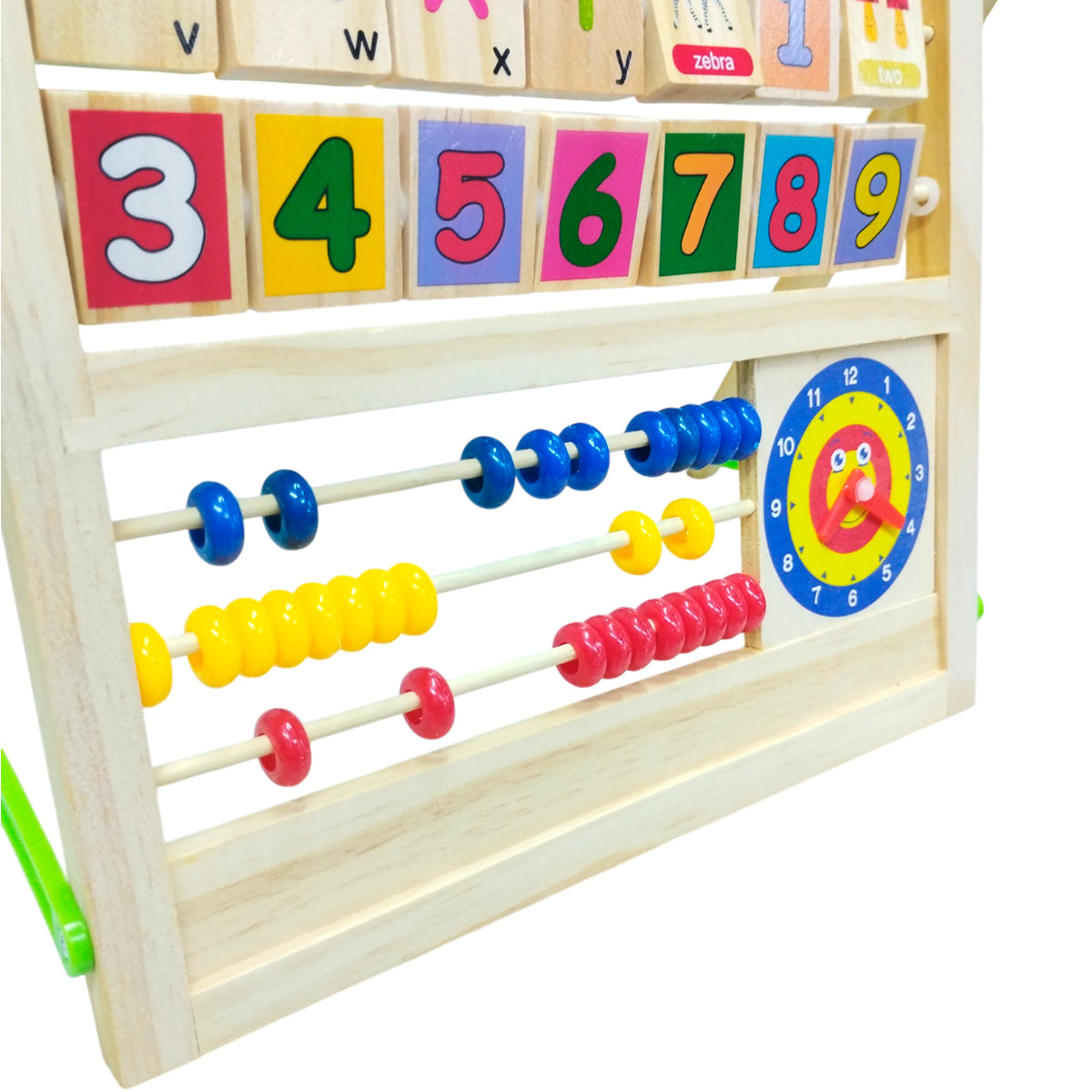 Tablero Educativo Abaco Didáctico Madera Infantil BLLN-3744
