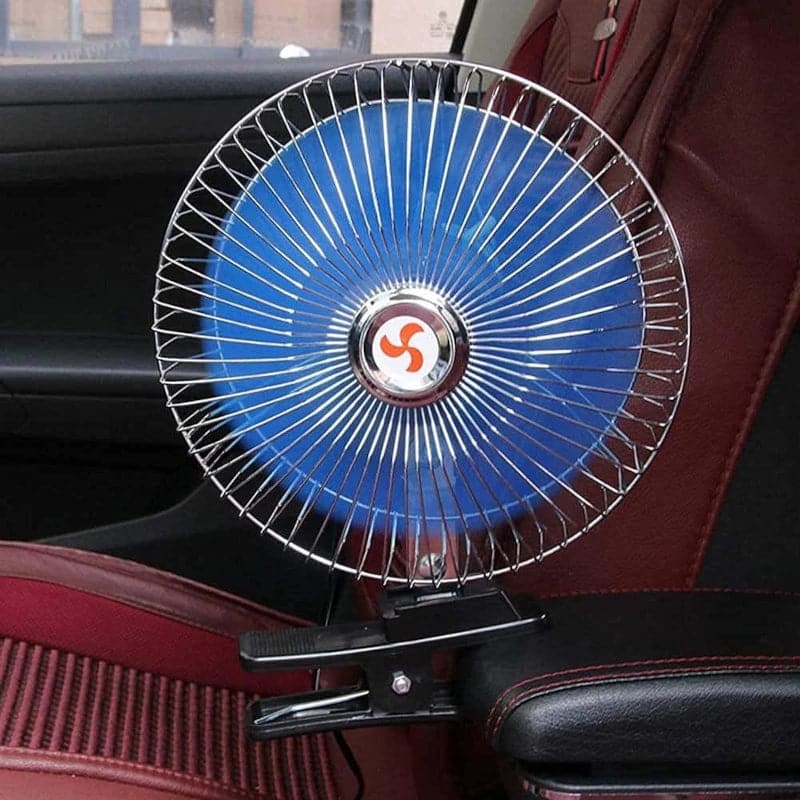 Mini ventilador portátil giratorio para carro de 12V