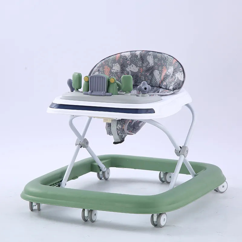 CAMINADOR PARA BEBÉ CON DISEÑO DE AUTO Y ASIENTO ACOLCHADO VERDE Y-W838 MUNBE