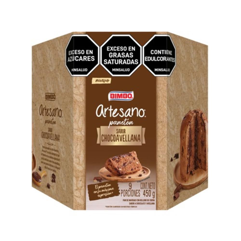 PAN BIMBO 450G ARTES CHOCOAVELLANA