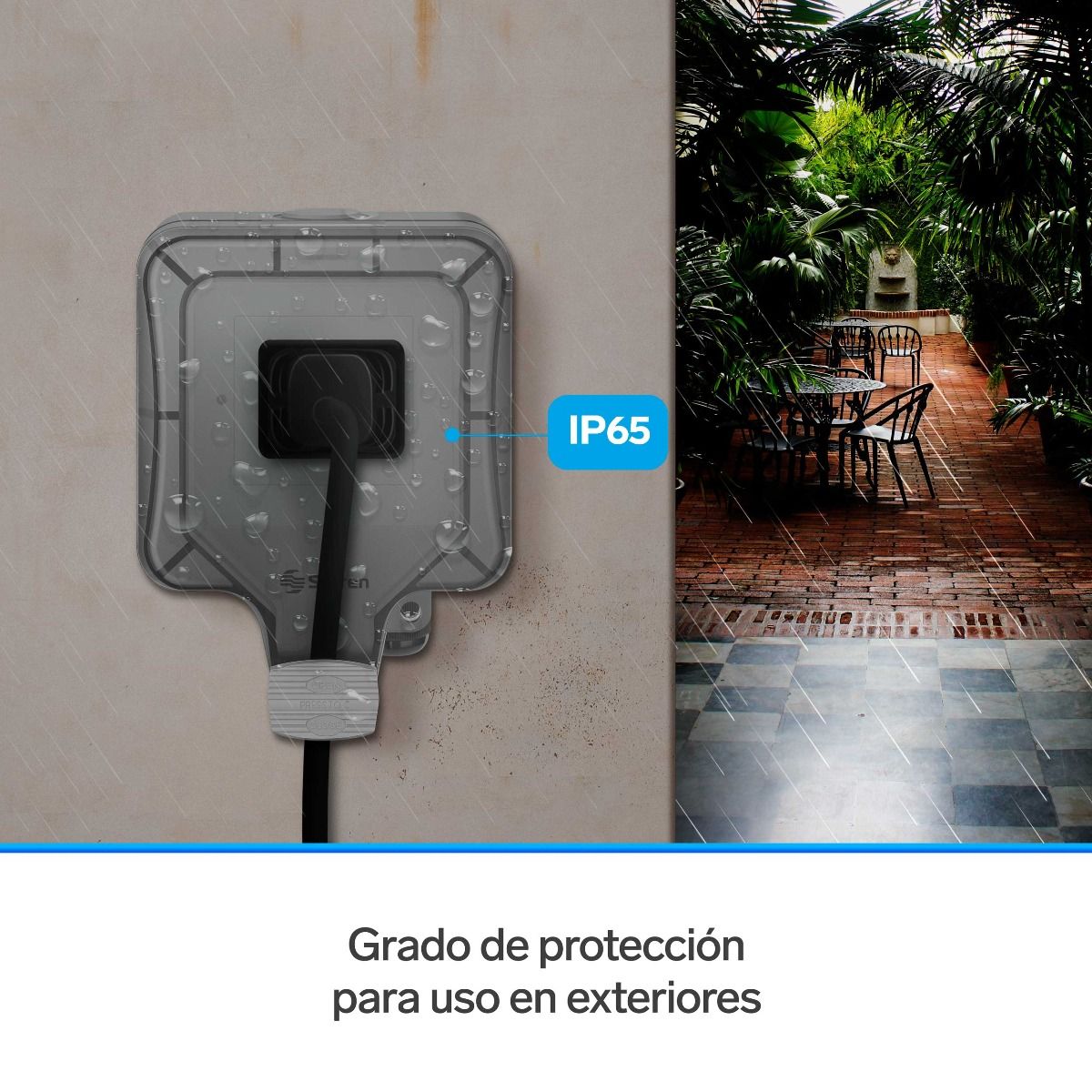 Conector Inteligente Wifi Para Exterior SHOME-105