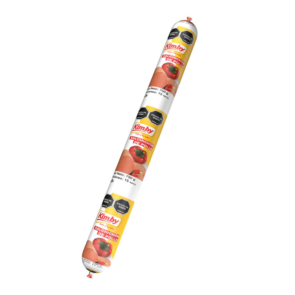 SALCHICHON DE POLLO KIMBY 750G