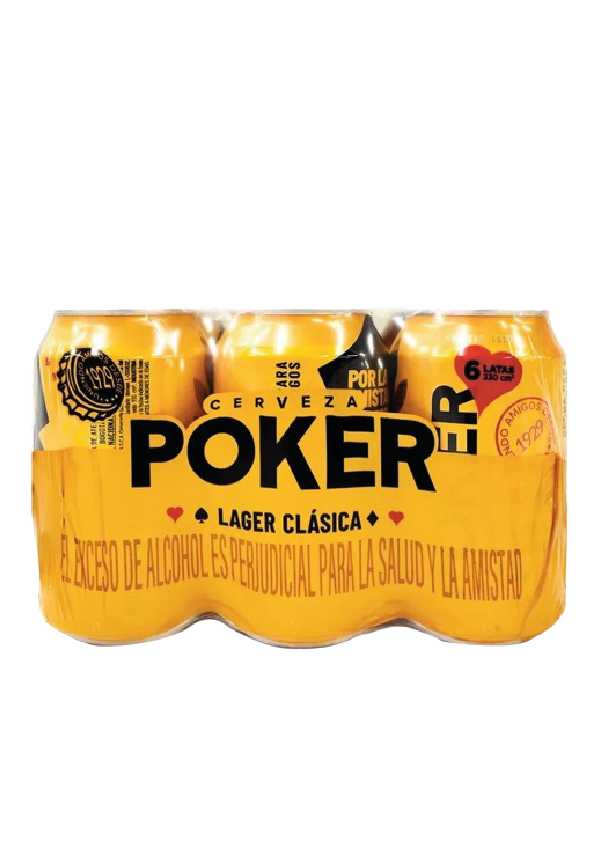 CERVEZA POKER EN LATA