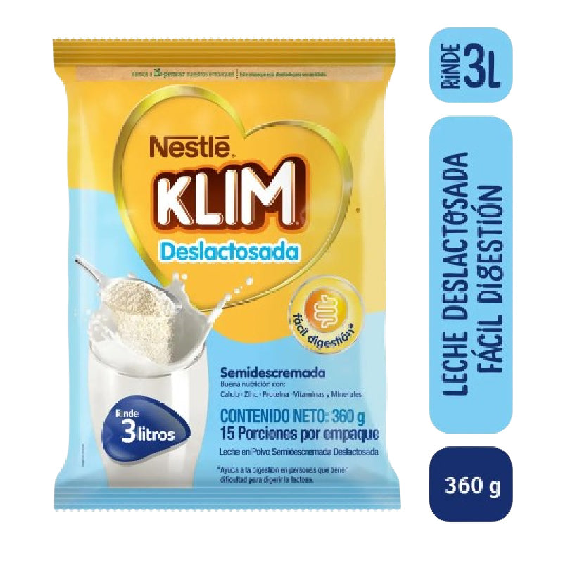 LECHE KLIM 360G DESLACTOSADA