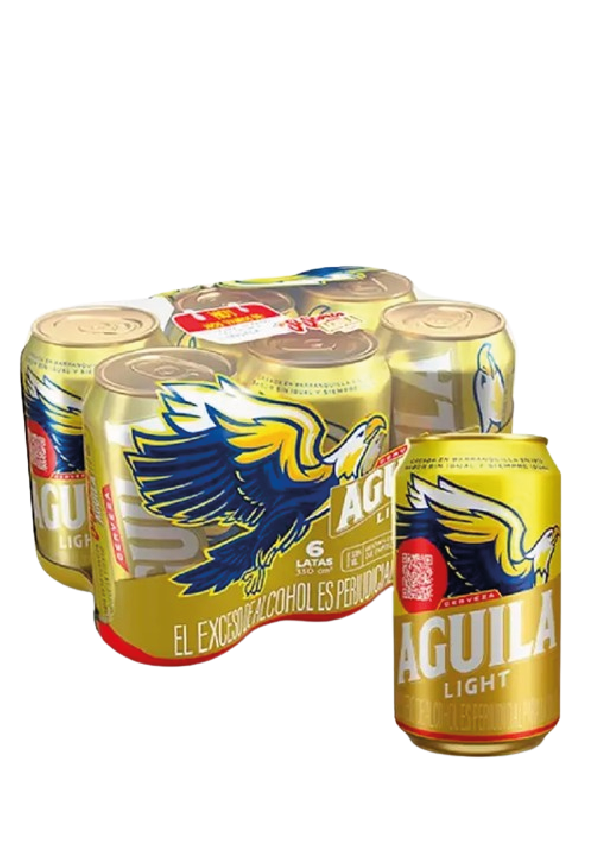 CERVEZA AGUILA LIGHT EN LATA