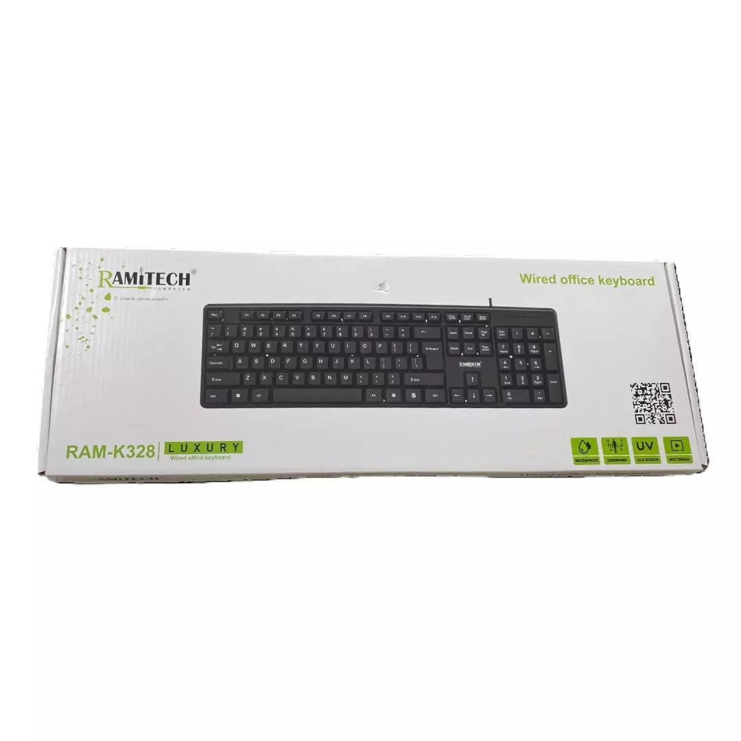Teclado Alámbrico Con Teclado Numérico Ramitech RAM-K328