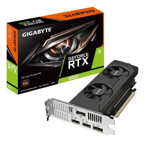 Tarjeta de Video Gigabyte NVIDIA GeForce RTX 3050 Low Profile OC 6 GB: Compacta para Sistemas SFF 🔥