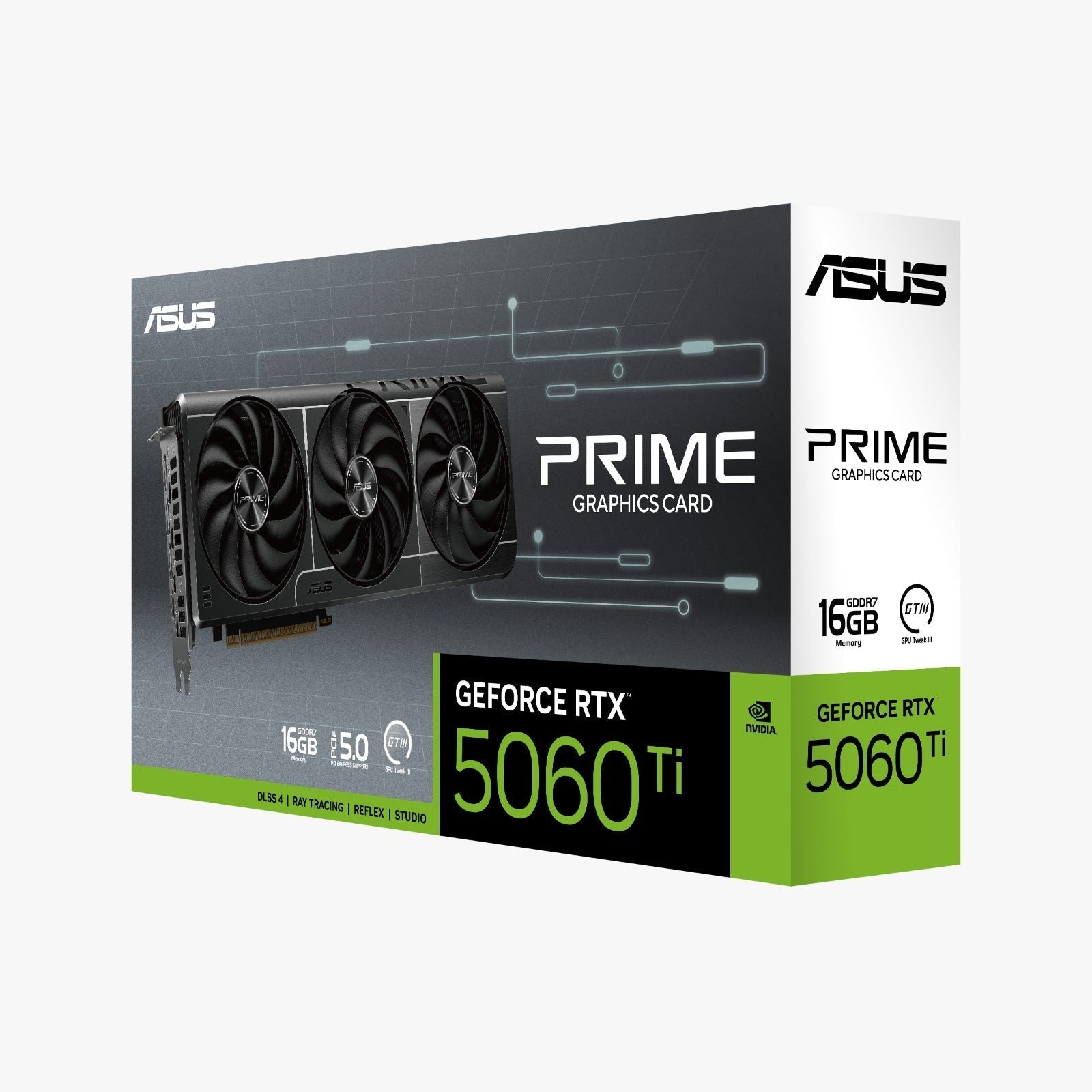 ASUS PRIME GeForce RTX 5060 Ti 16GB GDDR7: Potencia Brutal en Formato Compacto