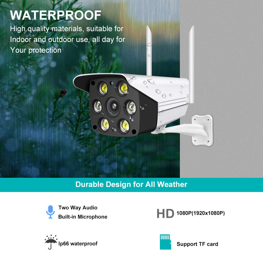 Cámara Wifi Exterior V380 Pro V587 ¡Envio Gratis!