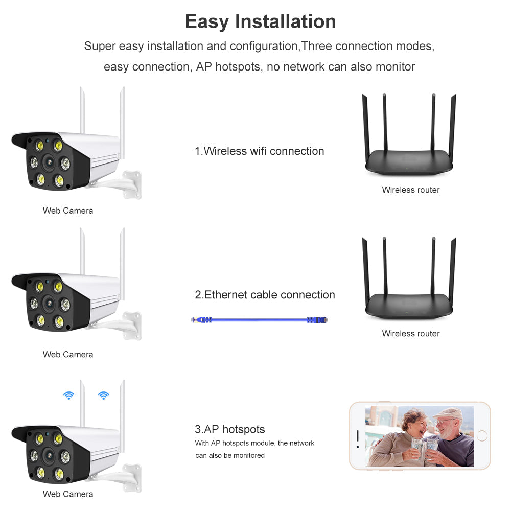 Cámara Wifi Exterior V380 Pro V587 ¡Envio Gratis!