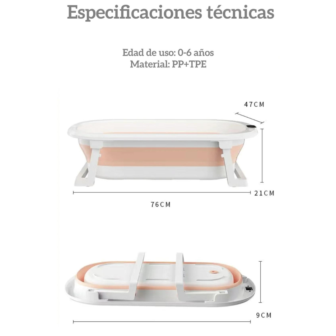 BAÑERA PLEGABLE ESTAMPADA, GOMA DE ALTA RESISTENCIA 8005A MUNBE