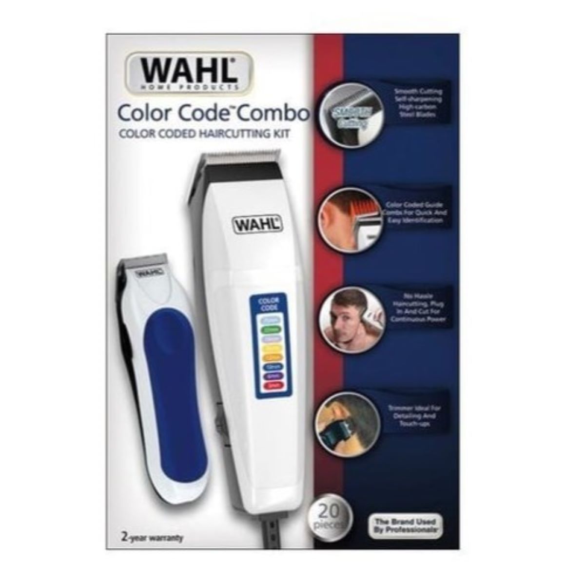 Combo De Máquinas Recortadoras Marca WAHL De 20 Piezas W 093141708