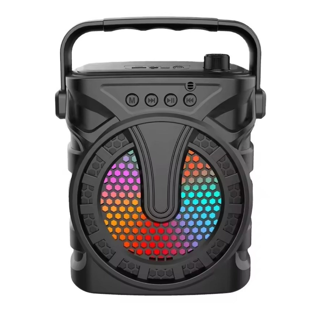 Radio Parlante Portatil Con Luz RGB ZQS6127