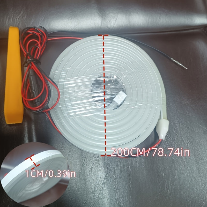 Luz LED automática con sensor para maletero, decoración interior de autos modelo escaneo ambiental