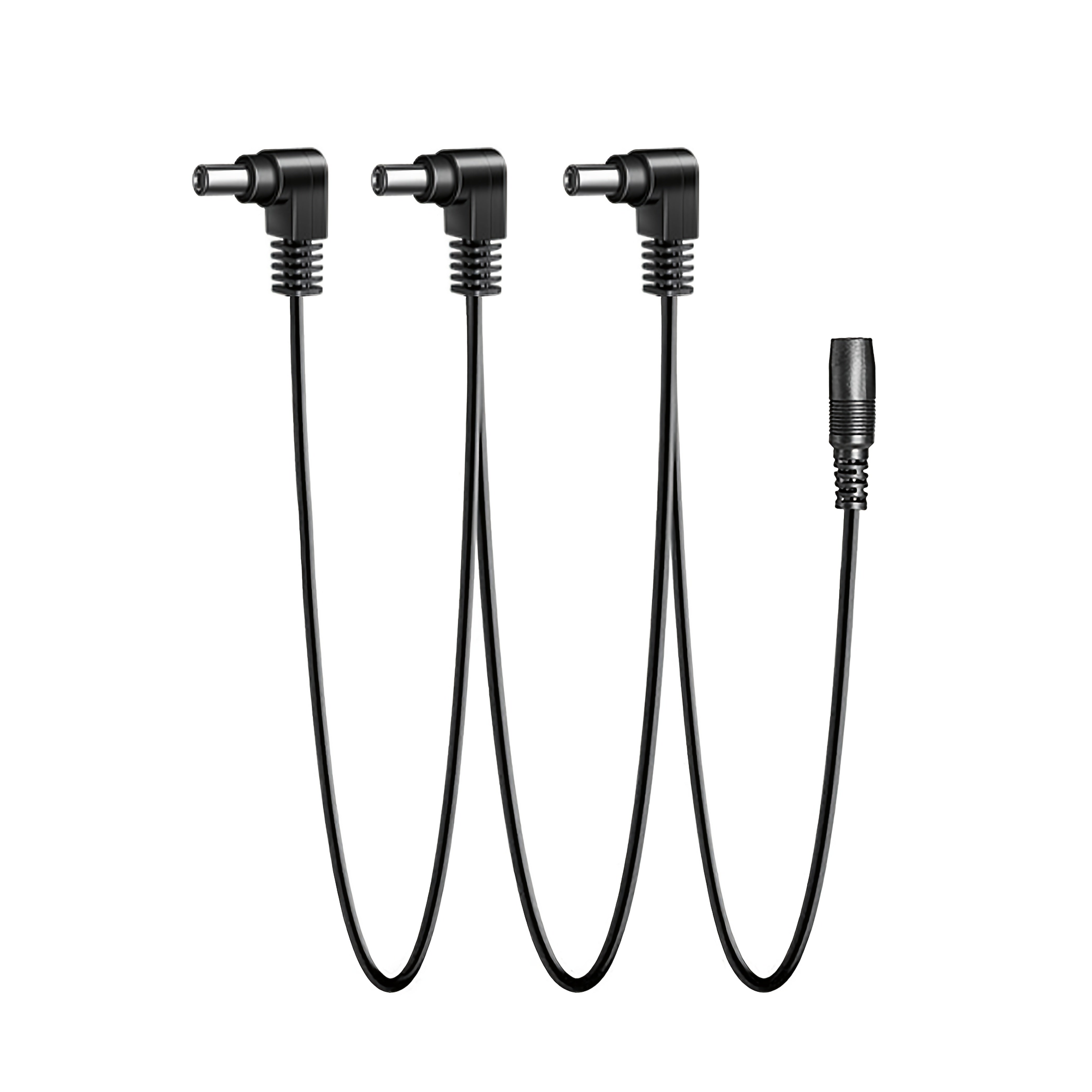 Adaptador de corriente para pedales de guitarra con cable divisor 1 a 3/5/8 salidas - 9V DC, 1A/2A, bajo ruido, cuerpo de ABS, color negro, para presentaciones en vivo y teclados electrónicos, fuente de alimentación para pedales de guitarra | Diseño comp