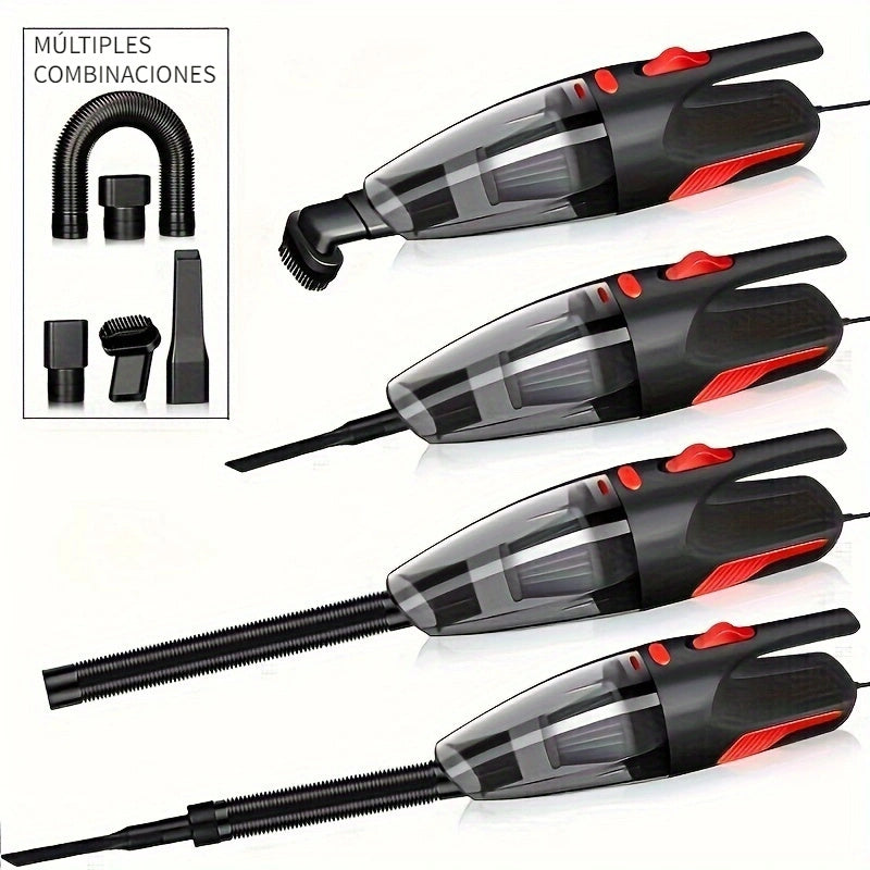 Aspiradora de Mano Potente para Coche, Cocina y Suelos con Cable - Limpieza de Rendijas